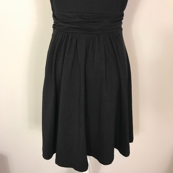 Belle Poque Retro Sleeveless Fit Flare A-line Black Dress - Picture 9 of 9